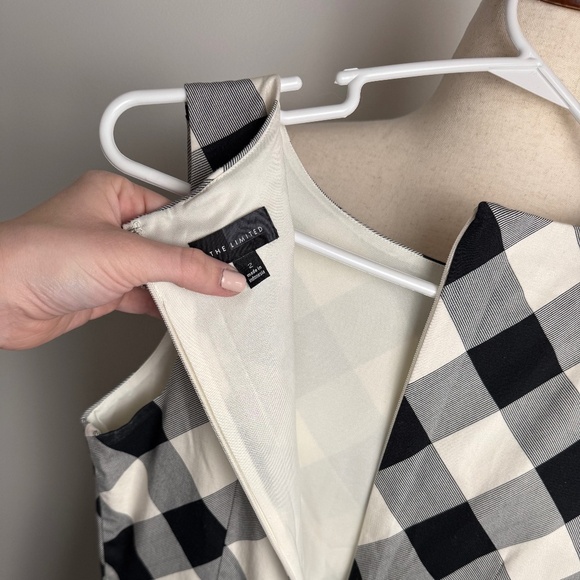 The Limited Black and White Plaid Dress - Picture 3 of 8
